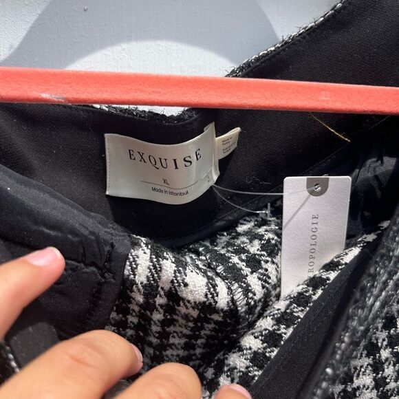 Anthropologie Exquise Plaid Pants NWT - Picture 7 of 13